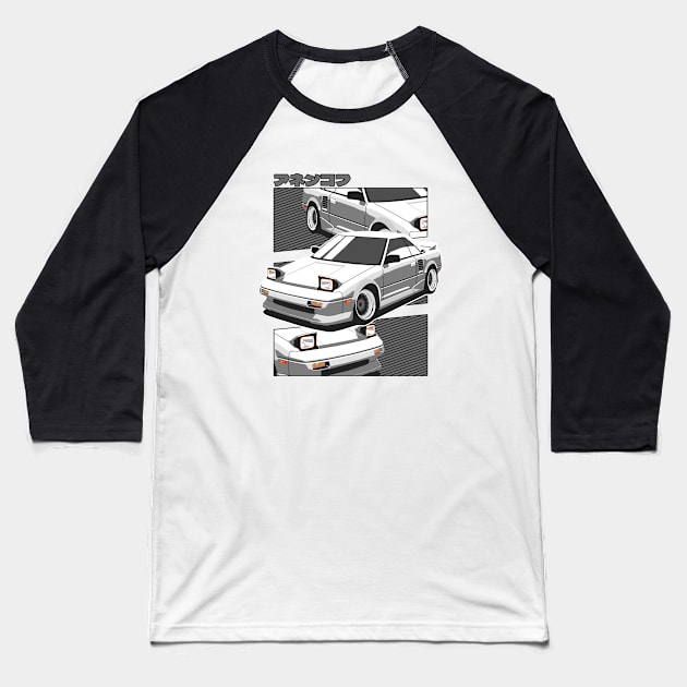 Toyota Mr2 aw11 Baseball T-Shirt by Rebellion Store